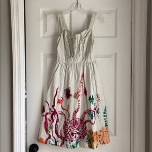 Anthropologie watercolor sun dress, size 2.